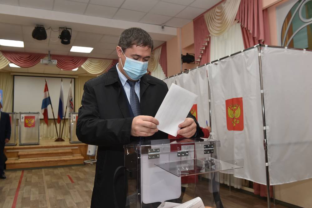 ​Дмитрий Махонин проголосовал за губернатора Пермского края