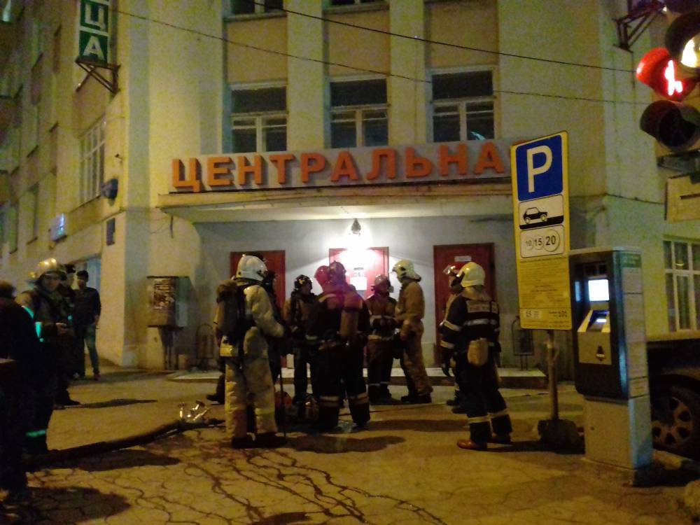 В Перми из-за задымления эвакуировали людей из гостиницы «Центральная»
