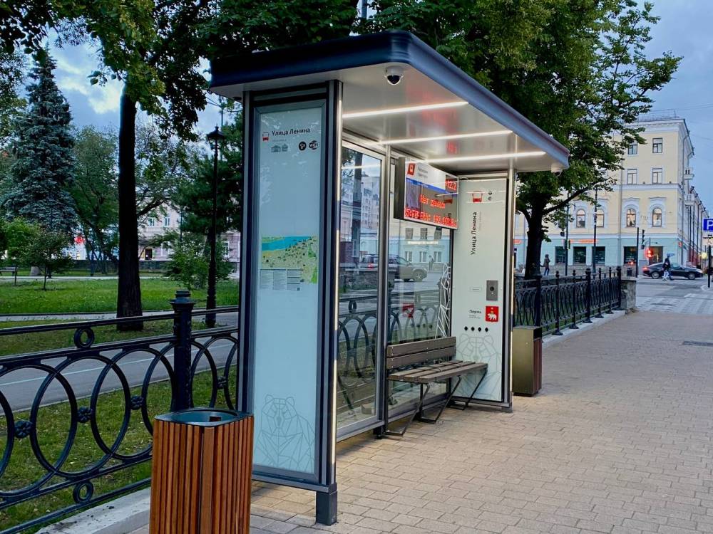 ​В Перми планируют установить еще 27 smart-остановок 