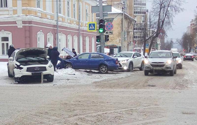 ​В Перми в ДТП с иномарками пострадали два человека