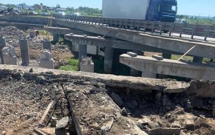 В Перми начался демонтаж моста через реку Мулянку