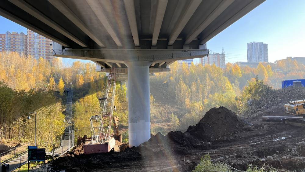 ​Вторая очередь моста по ул. Революции завершена на 35 %