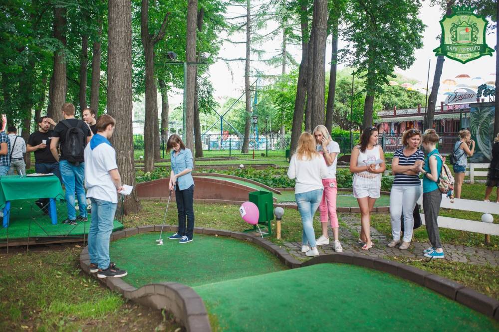 ​В Парке Горького пройдет турнир по  мини-гольфу для СМИ 