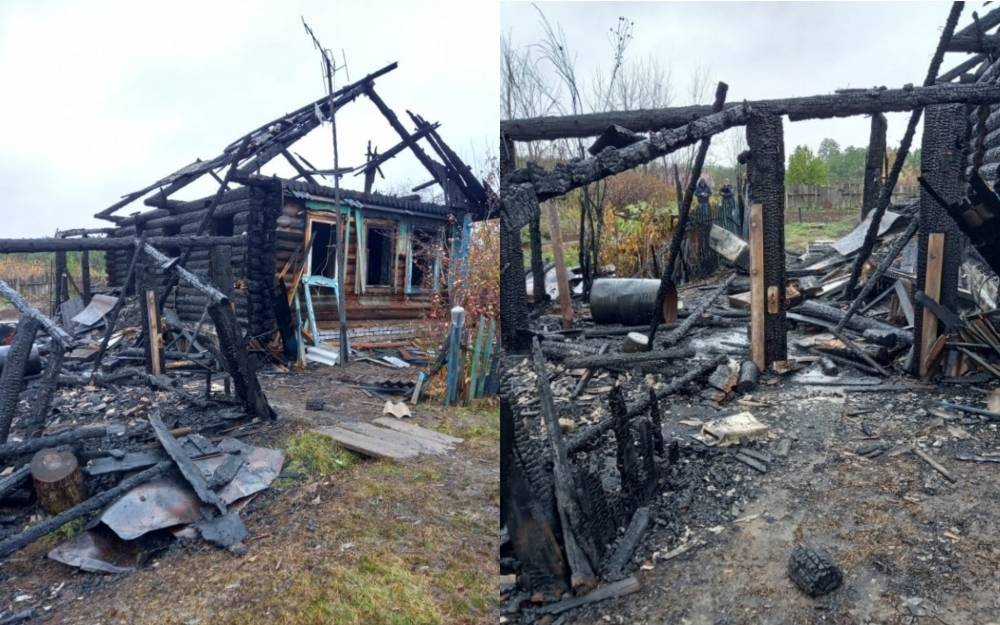 В Пермском крае сгорел дом семьи мобилизованного 