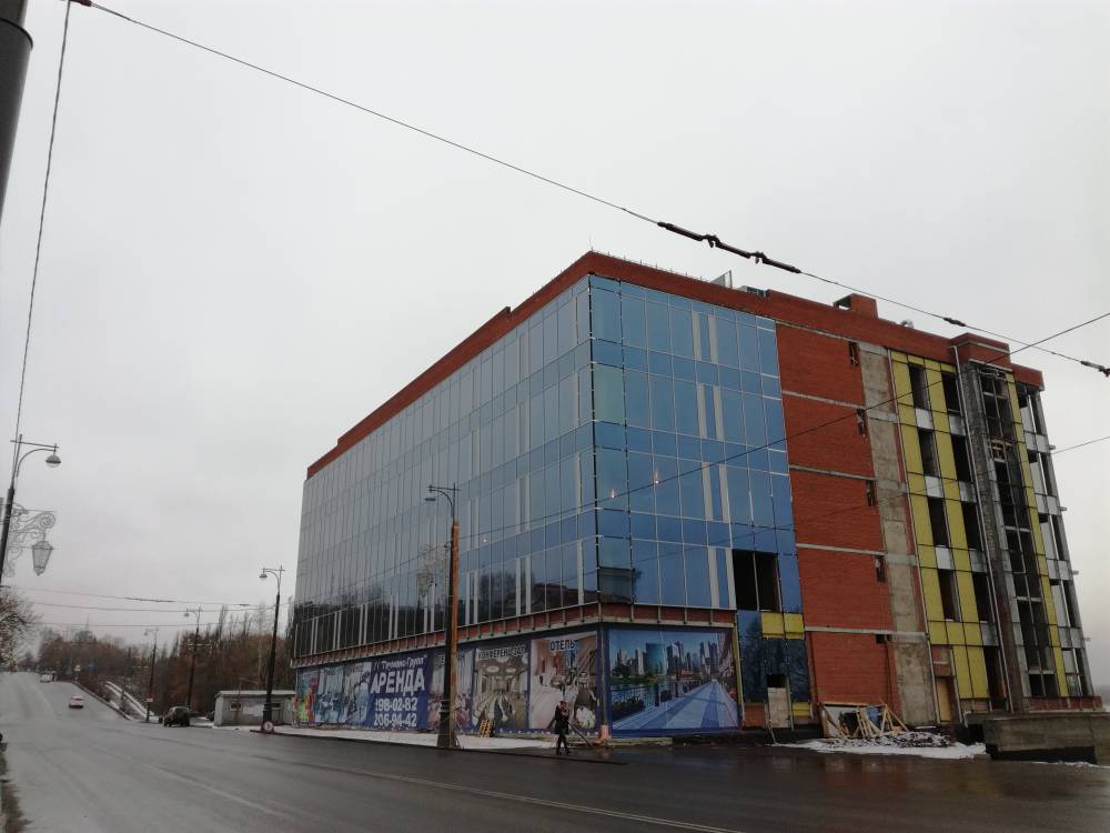 В Перми планируют достроить здание ТЦ «Магнат» у Речного вокзала до конца года