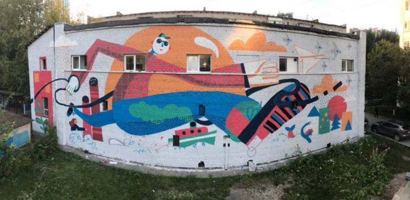 Т Плюс реализует в Перми проект оформления ЦТП граффити современных художников