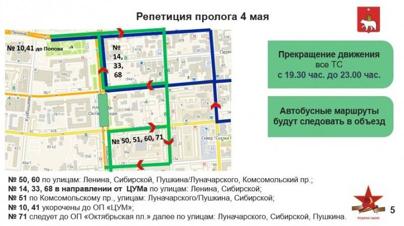 ​Сегодня Октябрьскую площадь в Перми закроют для проезда