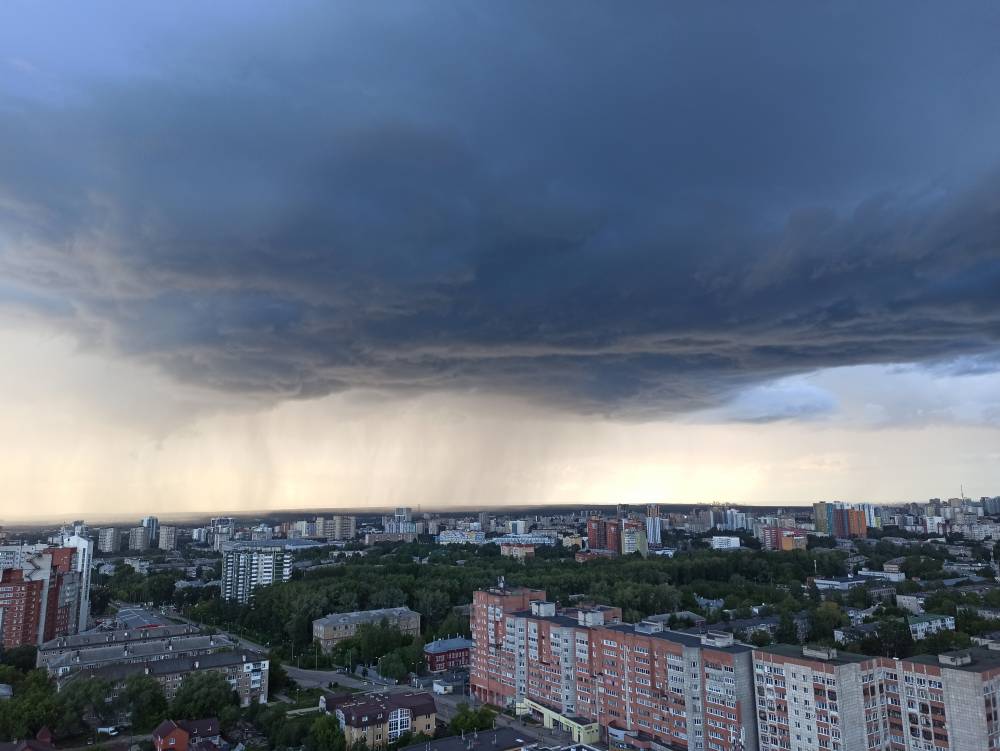 ​В Пермском крае в ближайшие дни пройдут грозы со шквалами до 20 м/с