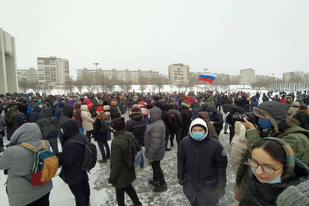 Оппозиционное шествие в Перми прошло без эксцессов 