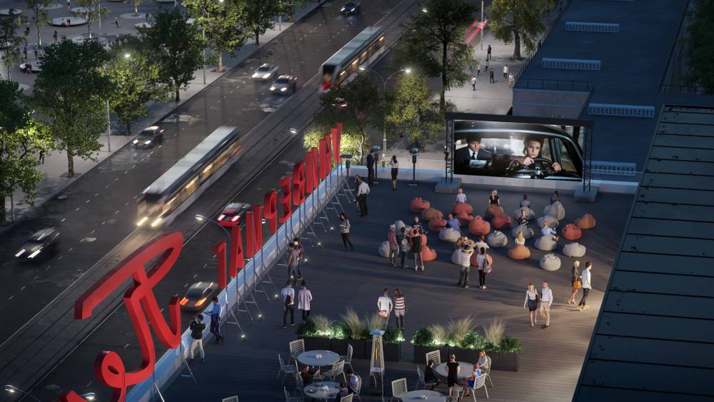 ​Мультимедиафасад и кинотеатр: архитекторы представили проект реновации ЦУМа в Перми