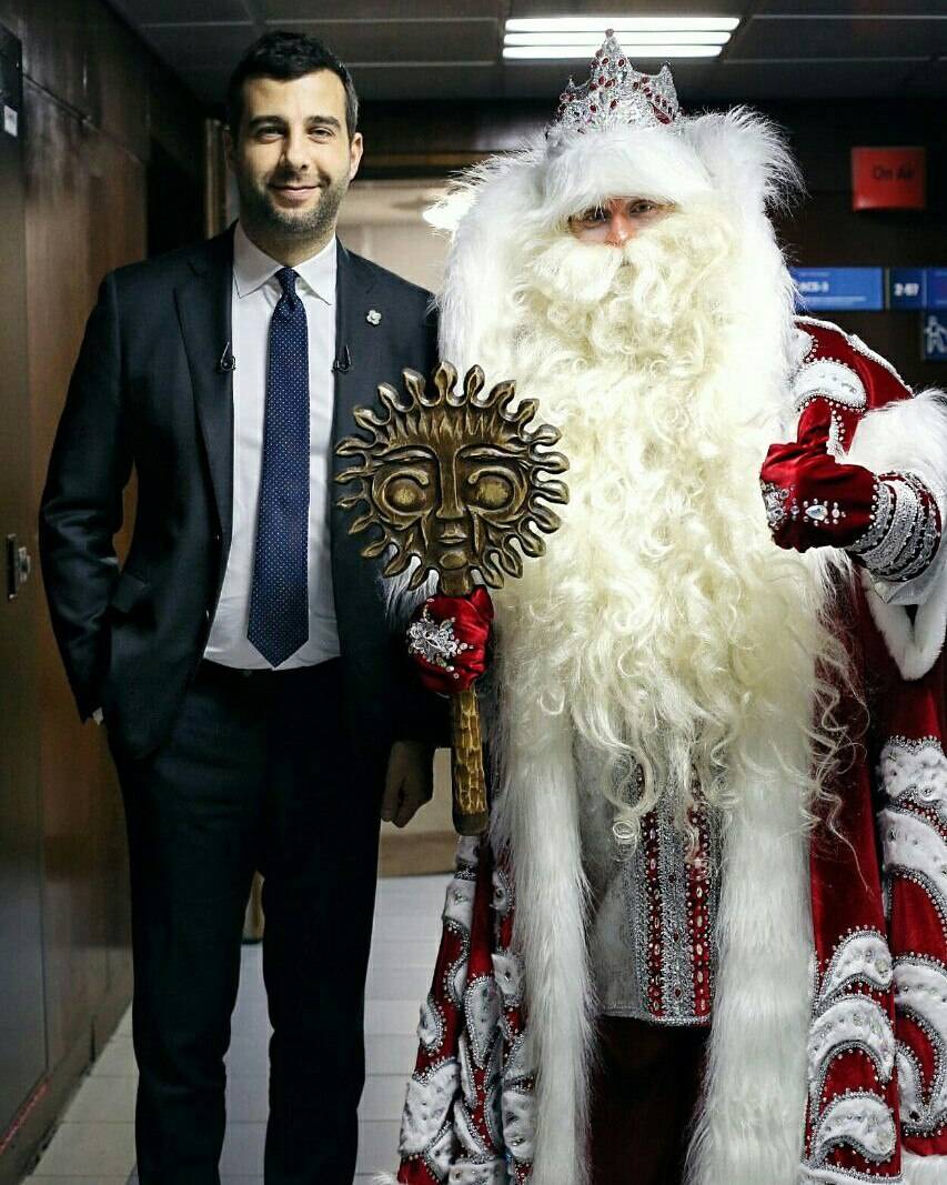 Пермский Дед Мороз принял участие в телепередаче «Вечерний Ургант» и победил 