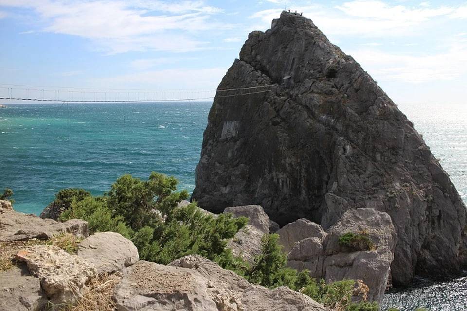 В Крыму отремонтируют лестницу на скале Дива