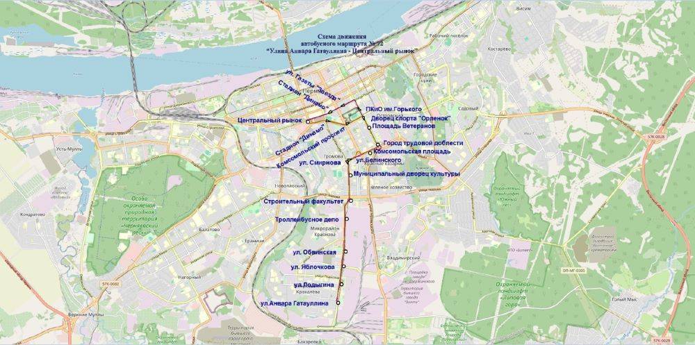 В Перми ищут перевозчика для обслуживания трех временных маршрутов