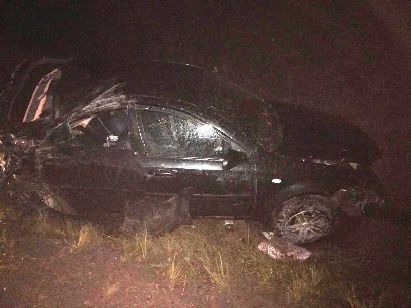 В ночном ДТП на трассе в Пермском крае пострадали три человека