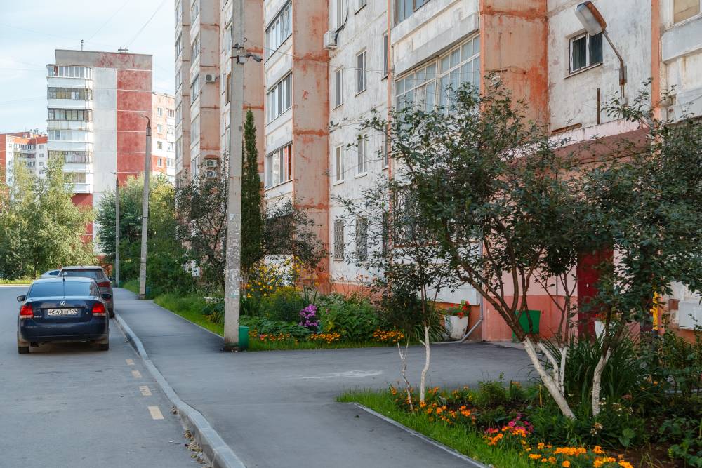 В Перми по городской программе благоустроено 28 придомовых территорий 