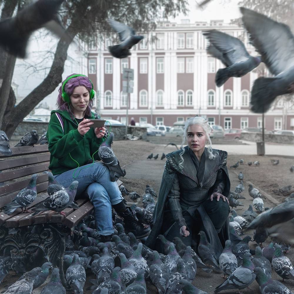 На пермских улицах появились герои «Игры престолов»