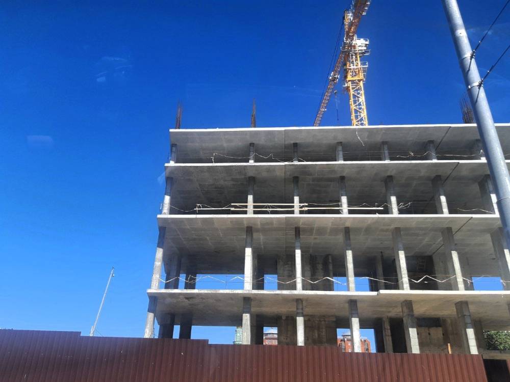 В Перми возобновилось строительство здания для отеля Radisson