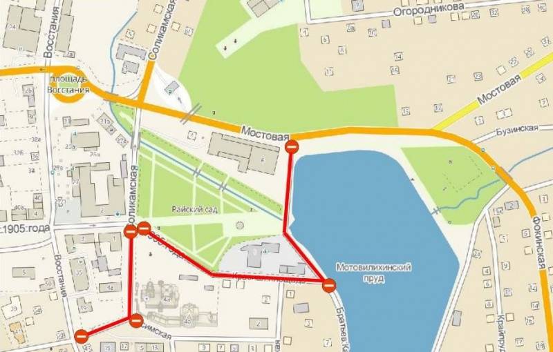 ​В Перми в Крещенскую ночь изменится схема движения транспорта 