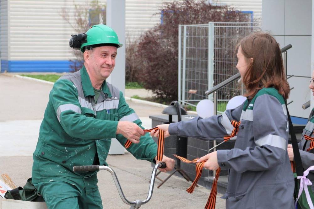 Филиал «ПМУ» «Уралхима» поддержал акцию «Георгиевская ленточка»