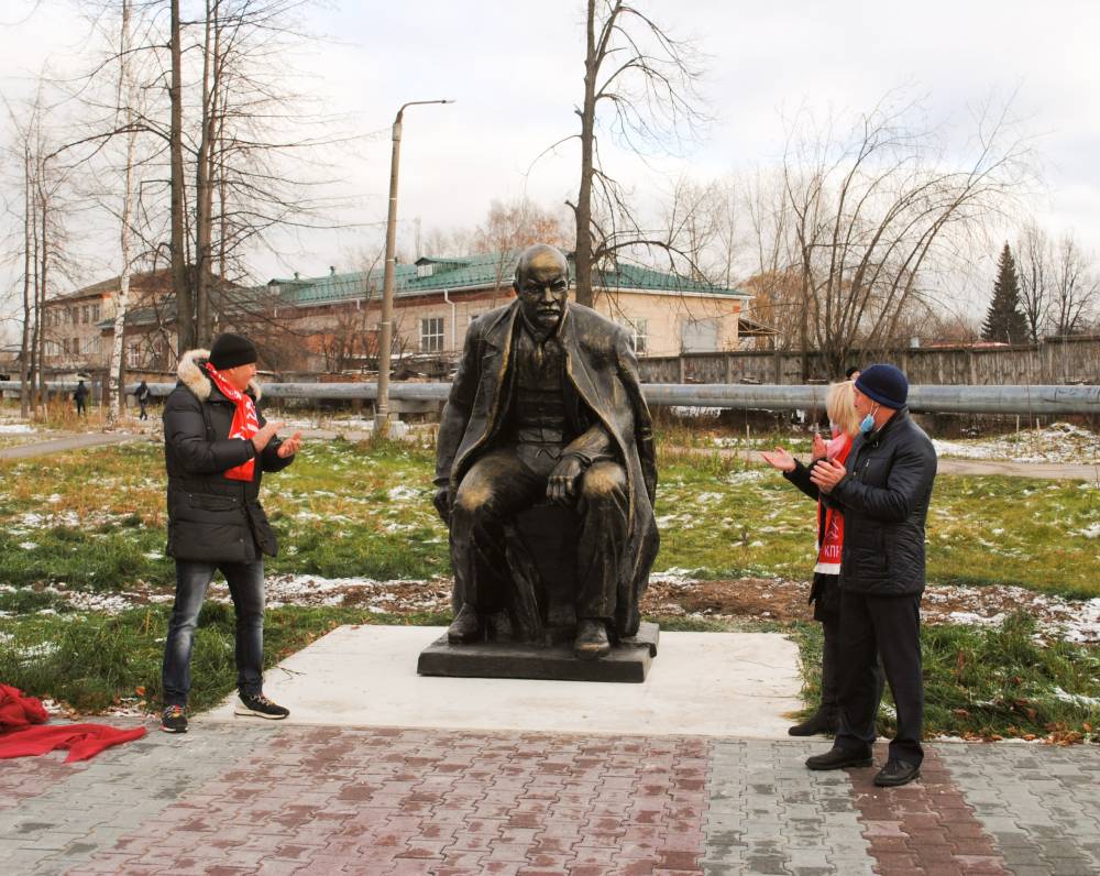 В Пермском крае установили новый памятник Ленину