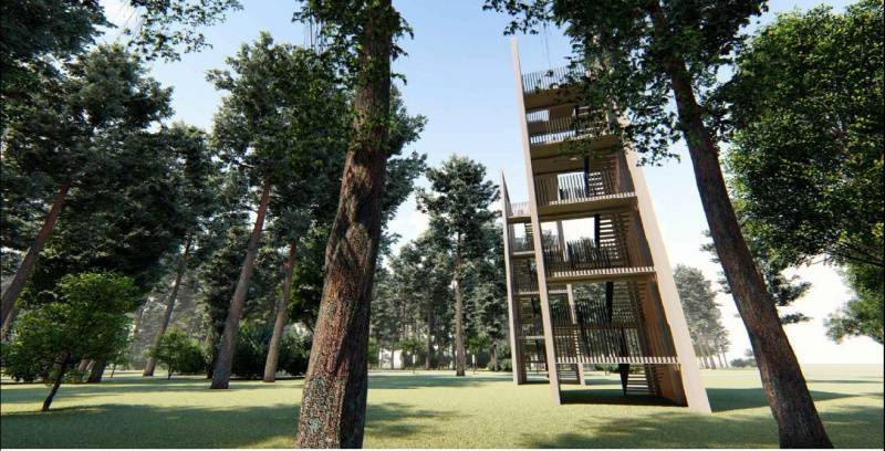 ​Скалодром и смотровая площадка: власти представили проект ремонта парка «Балатово» в Перми