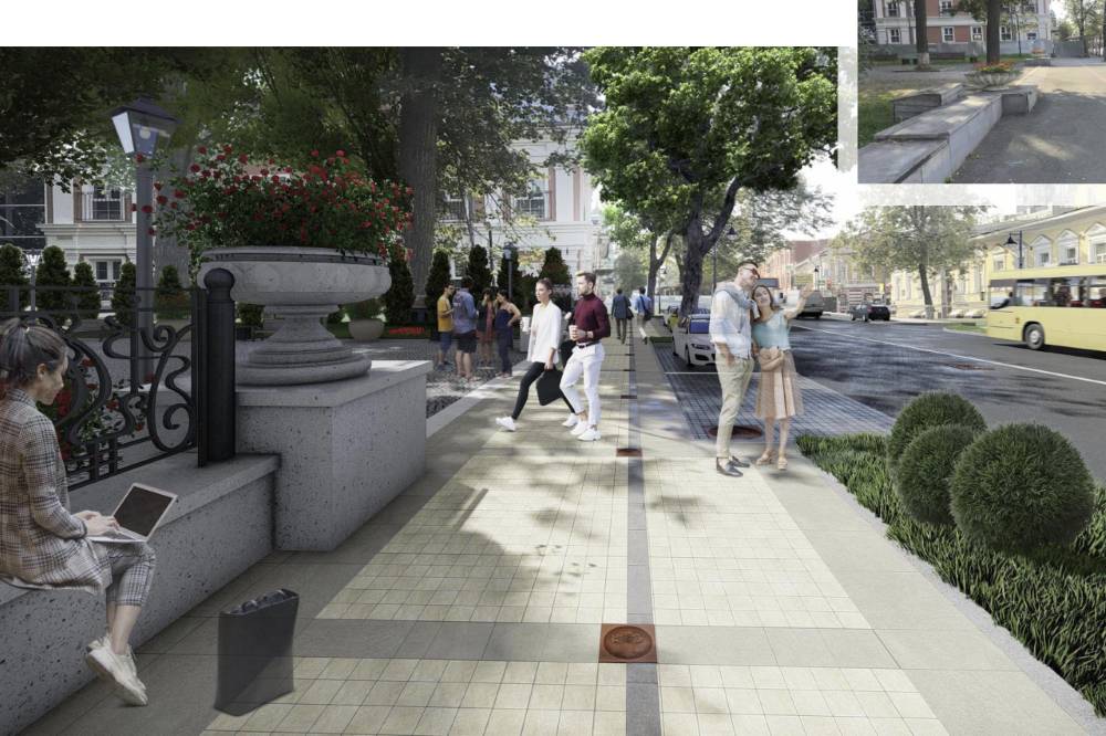 Ширина та же, вид другой. В этом году в Перми планируют начать капремонт ул. Сибирской