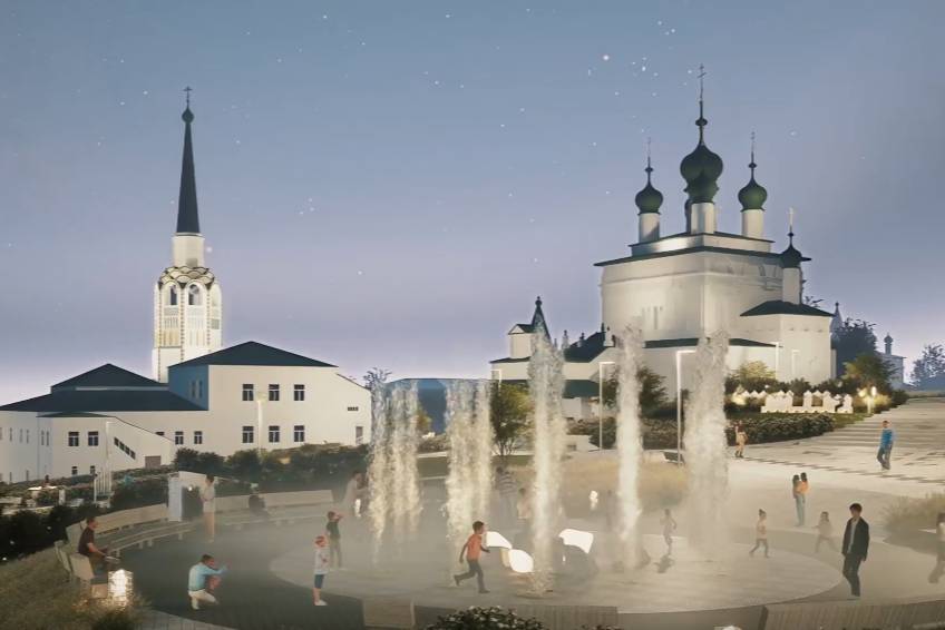 Разработан проект благоустройства центрального сквера в Соликамске