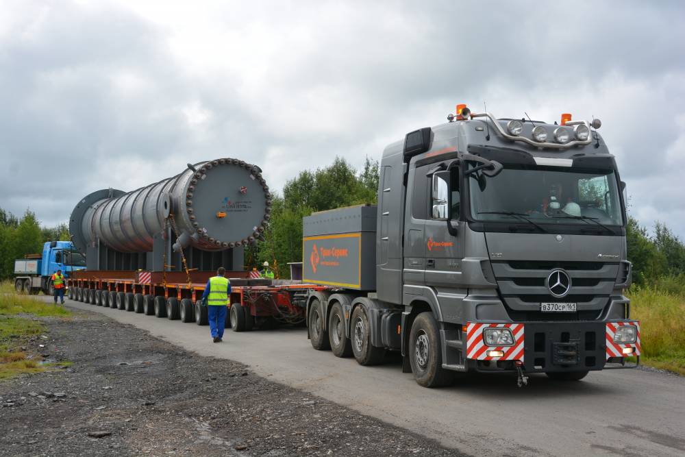 На площадку комплекса АКМ в Губахе поступило оборудование на 13,5 млн евро