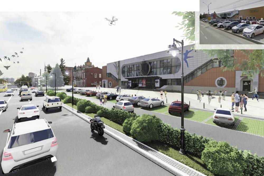 Ширина та же, вид другой. В этом году в Перми планируют начать капремонт ул. Сибирской