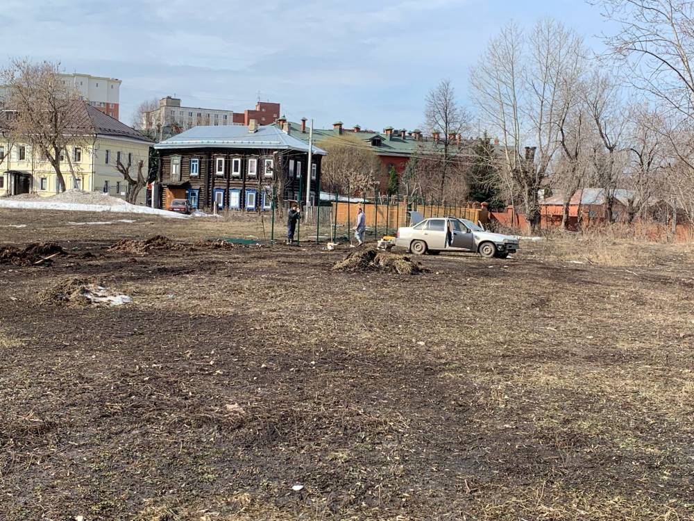 Территорию за сквером имени Татищева готовят для проведения археологических изысканий