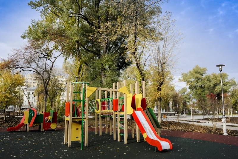 ​В Перми состоялся тестовый запуск фонтана в сквере им. Розалии Землячки  