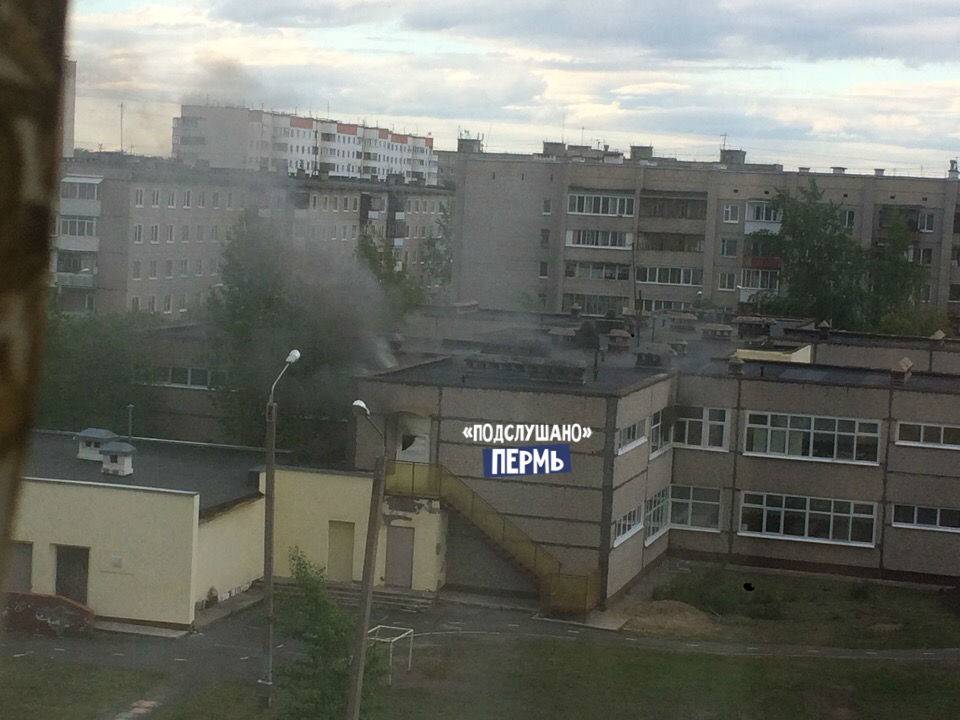 В Перми произошел пожар в детском саду