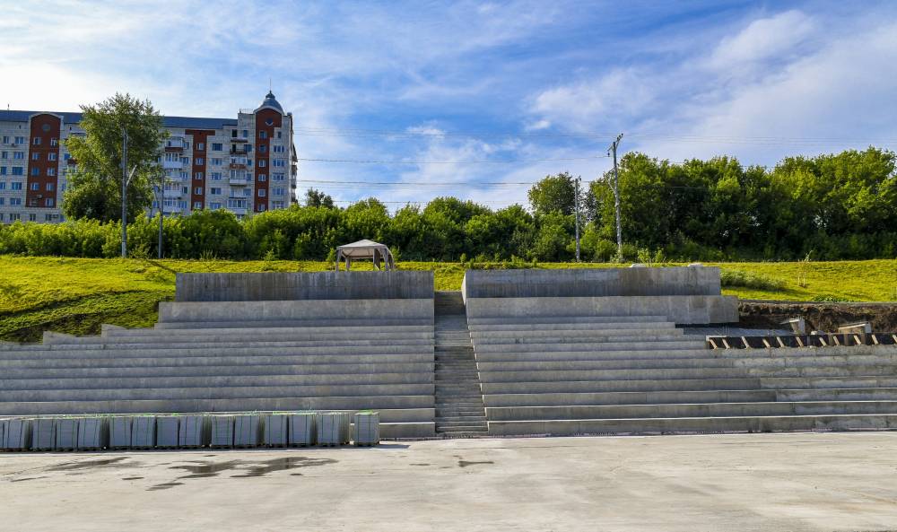 ​Лаундж-зона и панорамное кафе: основные работы на набережной в Перми завершатся в 2020 году