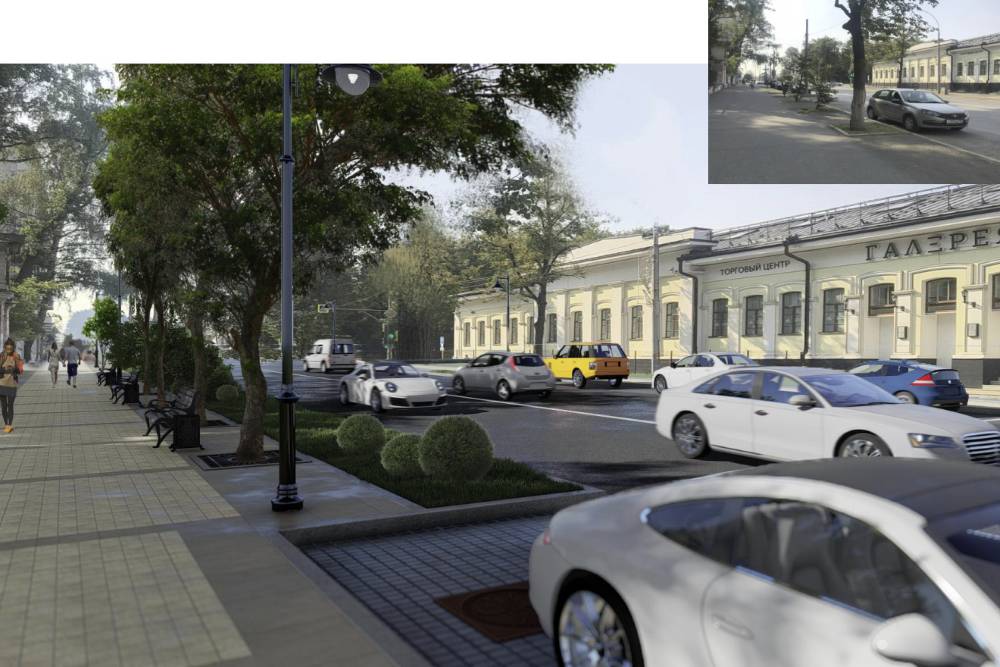 Ширина та же, вид другой. В этом году в Перми планируют начать капремонт ул. Сибирской