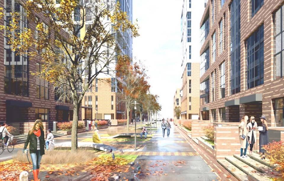 Общую площадь проектируемых зданий в ЖК «Ньютон» планируется увеличить до 89,9 тыс. кв. метров