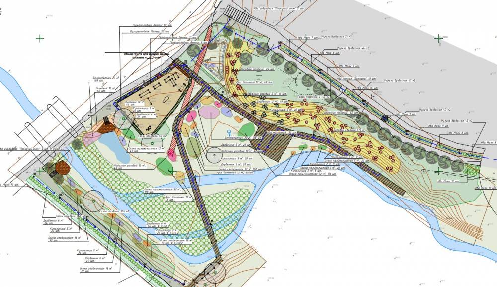 ​В долине малой реки у Центрального рынка высадят кустарники и деревья