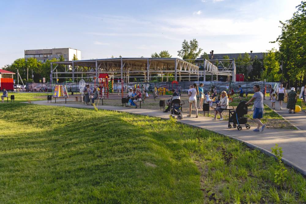 ​В 2018 году в Пермском крае благоустроят более 500 общественных пространств и дворов