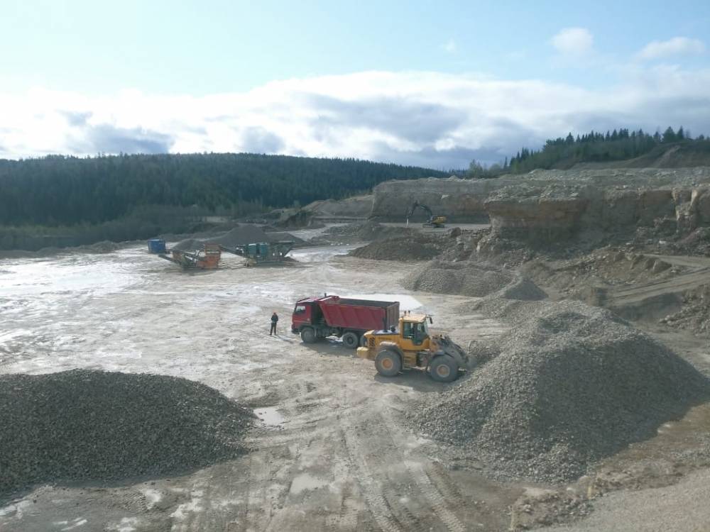 Исполнилось пять лет с начала работы известнякового карьера АО «ПЗСП» в Кишертском районе 