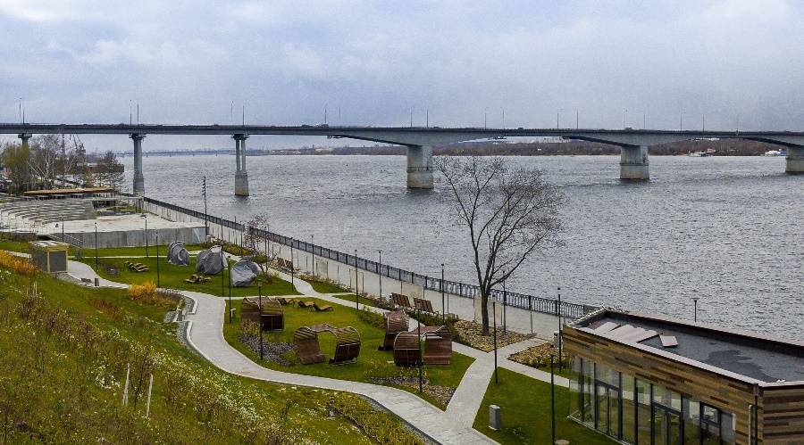 ​В Перми продолжается ремонт набережной реки Камы 