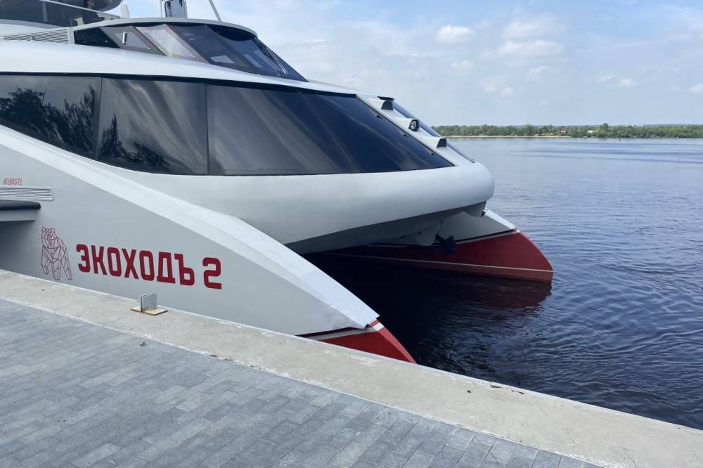 Рейсы электрокатамарана «ЭкоходЪ 2» из Перми в Закамск планируют запустить 4 мая