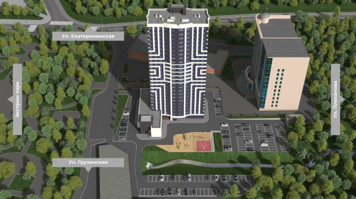 ПЗСП возведет дом в центре Перми у экстрим-парка