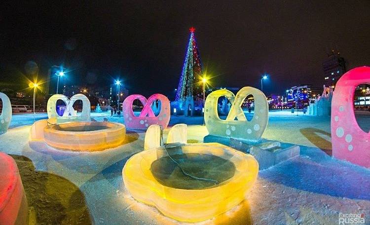 ​50 тысяч человек посетили пермский ледовый городок в новогоднюю ночь 