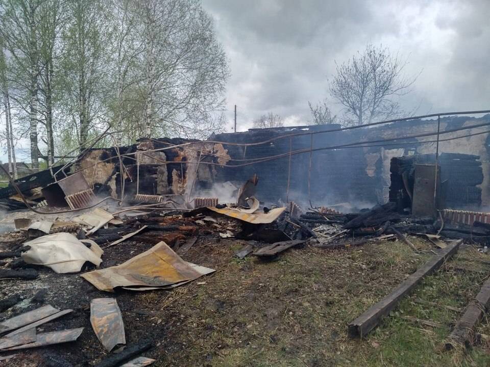 ​В Прикамье ночью сгорел фельдшерско-акушерский пункт 