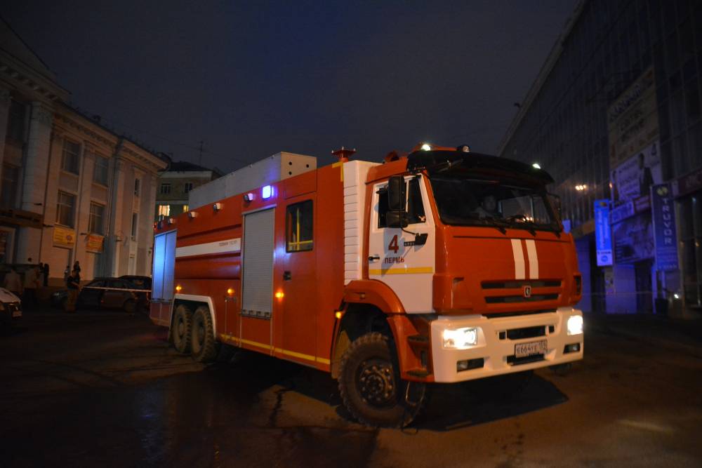 В Перми около торгового центра «Столица» произошел пожар