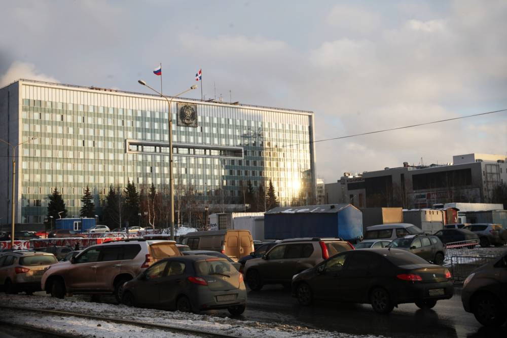 ​На здании Дома Советов в Перми появилась цифра «2019»  