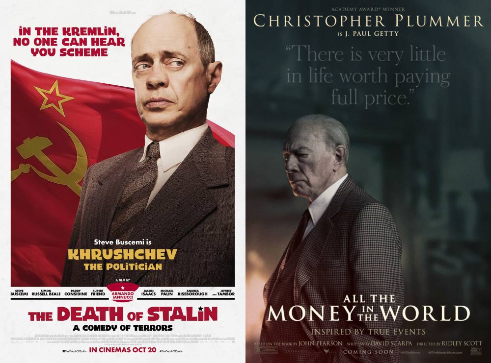 «Смерть Сталина» И «Все деньги мира» – две новинки кино, которые заслуживают внимания
