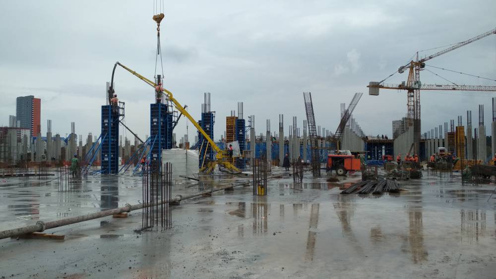 ​В Перми обрушилась часть конструкций строящегося ТРК «Планета» 