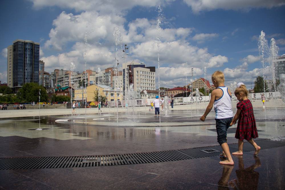 Самыми жаркими местами в Перми оказались территории промышленных зон и торговых центров