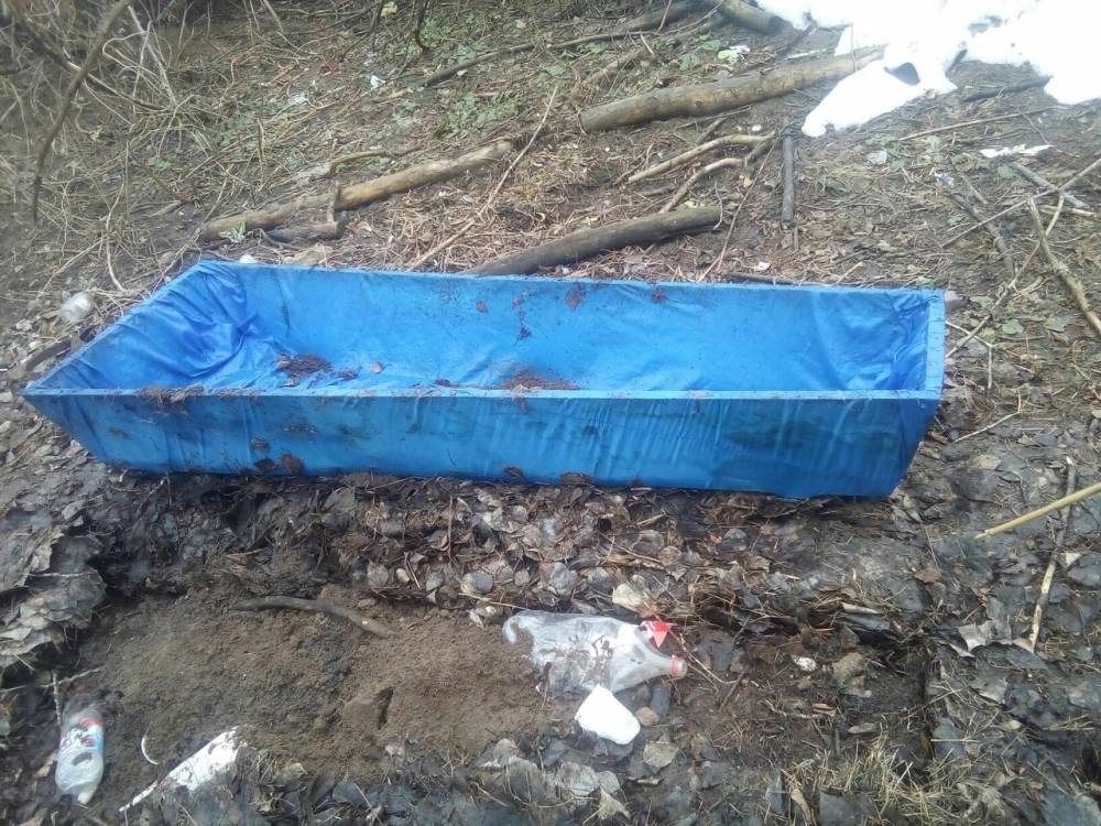 В Перми у теплотрассы в Балатовском парке прохожие нашли гроб