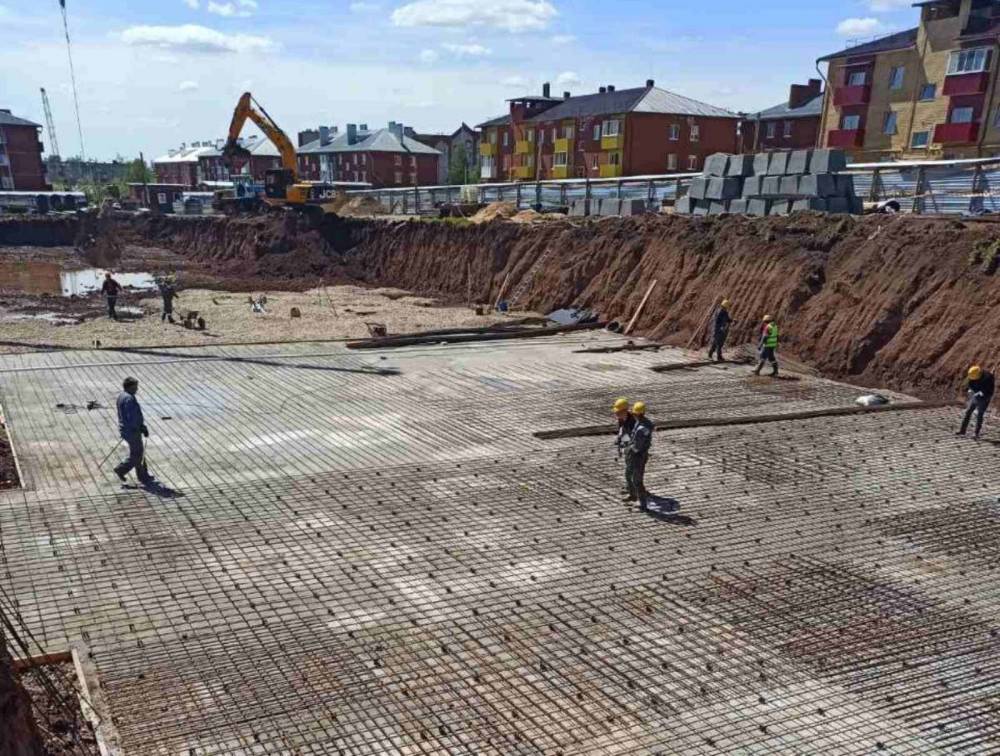 ​В Чернушке началось устройство фундамента новой школы